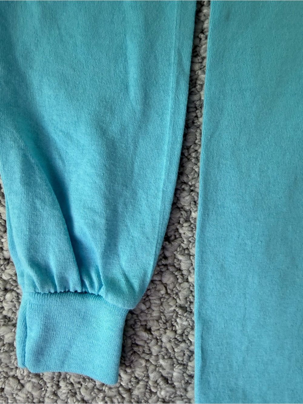 Simply Southern Light Teal Blue Long Sleeve Tee Lion Tracker Conservation Size S - Picture 4 of 8